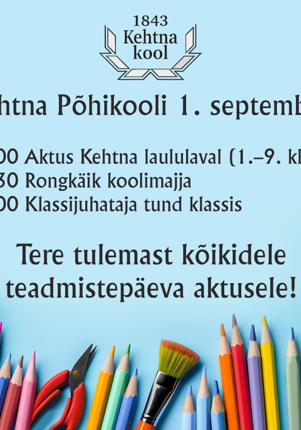 Kehtna Põhikooli 1. september